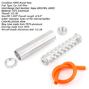 1/2-28 Aluminum Single Core Fuel Filter for NAPA 4003 WIX 24003 OD 1.358" Silver