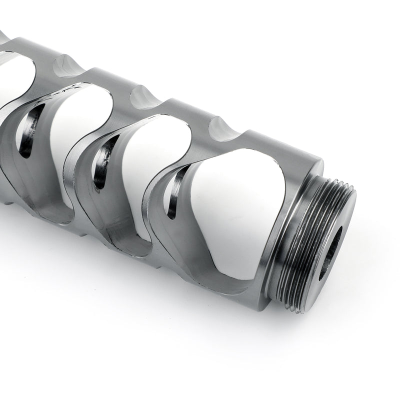 1/2-28 Aluminum Single Core Fuel Filter for NAPA 4003 WIX 24003 OD 1.358" Silver