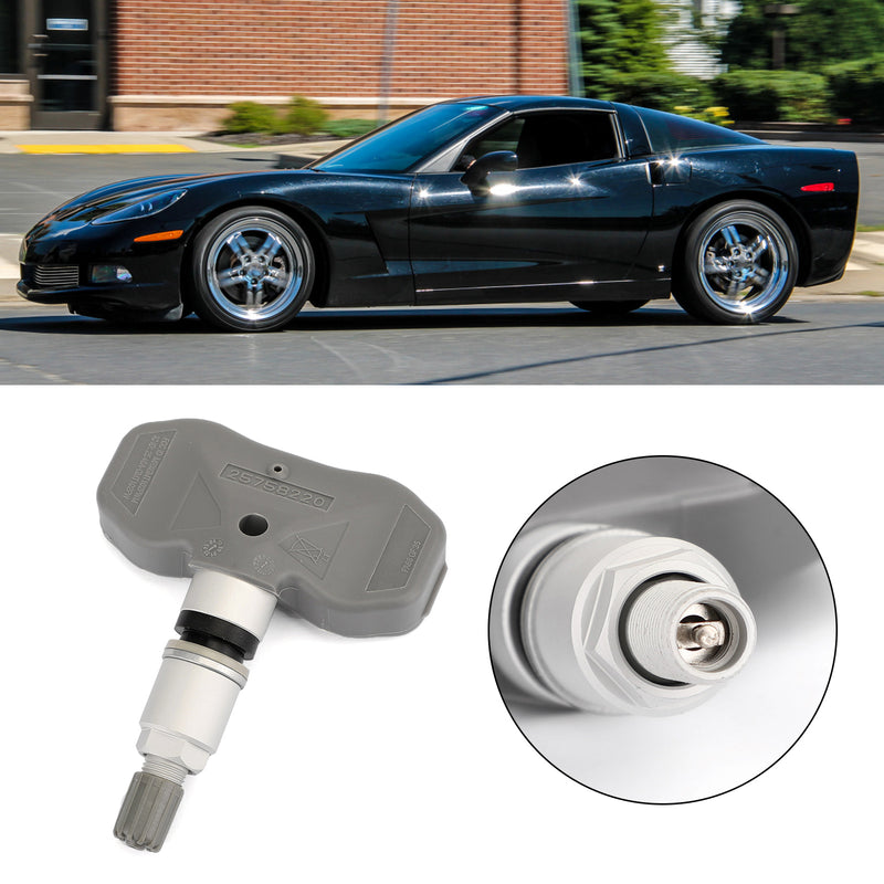 1PCS TPMS Replace 25758220 Auto Tire Pressure Sensor For 2005-2009 C6 Corvette