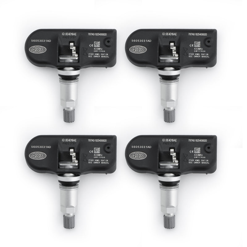 4 X 56053031AD TPMS For Chrysler TIRE PRESSURE SENSOR 433 MHz TS-CH10 Generic
