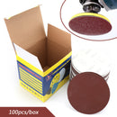 100PCS 6Inch DA Hook & Loop Sandpaper Sanding Discs Sand Sheet Grit 40 - 2000 Generic