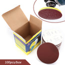 100PCS 6Inch DA Hook & Loop Sandpaper Sanding Discs Sand Sheet Grit 40 - 2000 Generic