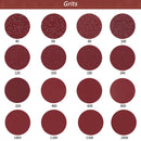 100PCS 6Inch DA Hook & Loop Sandpaper Sanding Discs Sand Sheet Grit 40 - 2000 Generic