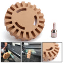 4Inch Rubber Eraser Wheel Adhesive Sticker Pinstripe Decal Graphic Remover New