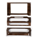 Car Console Center Dashboard Cover Trim Frame Kit For Ford F150 2015-2018 Silver