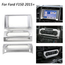 Car Console Center Dashboard Cover Trim Frame Kit For Ford F150 2015-2018 Generic