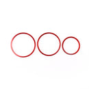 7pcs Air Vent Outlet Ring Cover Trim For Mercedes Benz C Class W205 14-2015 Generic