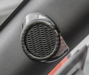 2PCS ABS A Pillar Door Stereo Speaker Cover Trim For Ford Mustang 2015-2017 Generic