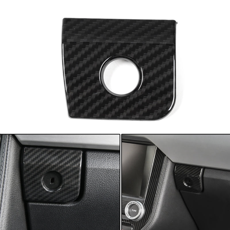 1PCS Interior Co-pilot Storage Box Handle Cover Trim For Ford Mustang 2015-2018
