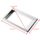 1x Car Navigation Frame Screen Cover Trim Frame Sticker For Ford Mustang 15+ Sil