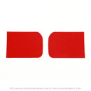 2PCS Aluminum Rear Bumper Sticker Cover Kit Trim For Wrangler JL 2018+ Generic