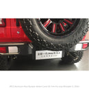 2PCS Aluminum Rear Bumper Sticker Cover Kit Trim For Wrangler JL 2018+ Generic