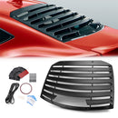 Rear Window Louver Sun Shade Cover ABS Fits 13-19 BRZ FR-S Toyota 86 T-Style