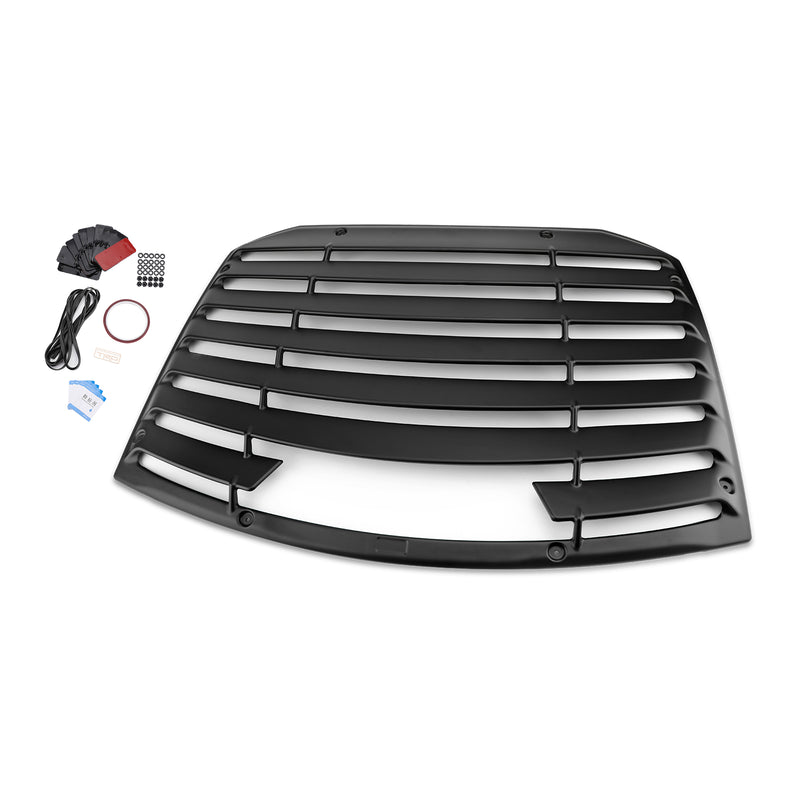 Rear Window Louver Sun Shade Cover ABS Fits 13-19 BRZ FR-S Toyota 86 T-Style Generic