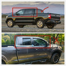 4PCS Window Moulding Weatherstrip Seal Belt For 2007-2019 Toyota Tundra CrewMax Generic