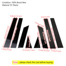 8PCS Polished Pillar Posts Door Window Trim Cover For 2013-2018 Nissan Altima Generic