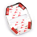 4PCS Silver Car Door Lock Cover case sticker For Jeep Grand Cherokee Wrangler Generic