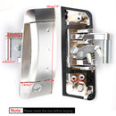 For 2003-2009 Handle 80607-CD41E Silver Left 350Z Door Outside T1 Outer Nissan Generic