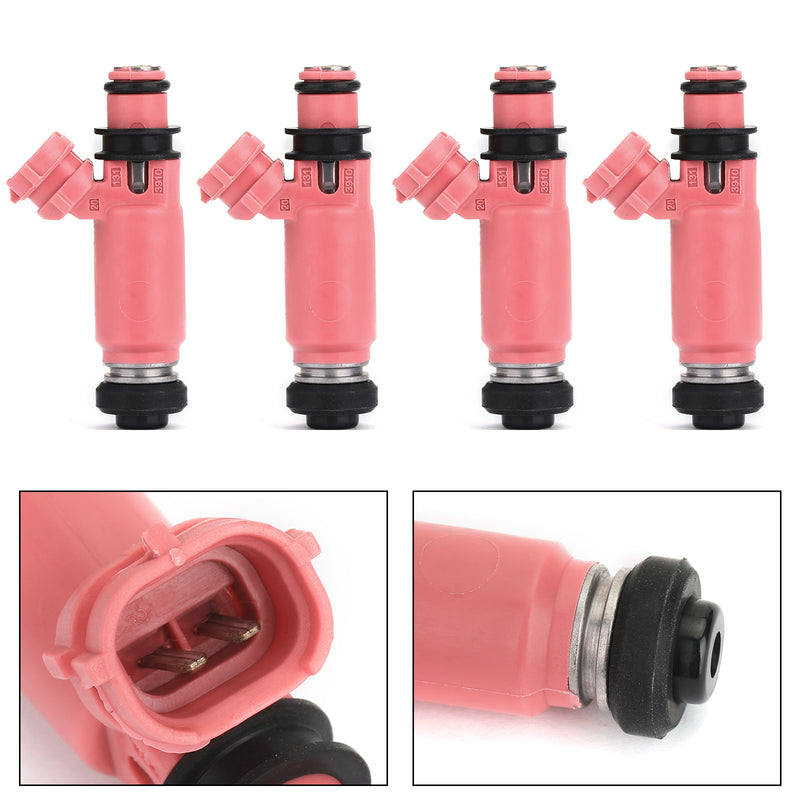 4 Pcs New Pink 565Cc Fuel Injectors For Subaru Sti Wrx Forester 16611-Aa370