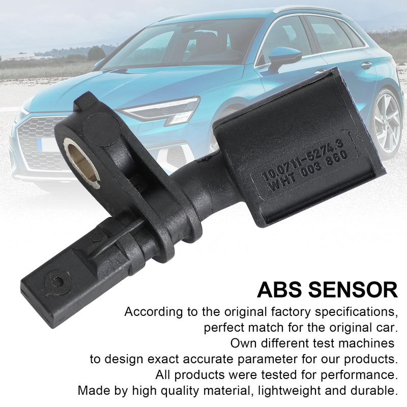 2× ABS Wheel Speed Sensor Front Lef t& Right for Audi A3