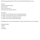 Bed Mounting Hardware Kit For 99-14 Ford F250 F350 F450 F550 Super Duty Generic