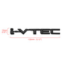 3D Metal i-VTEC Car Trunk Rear Turbo Fender Emblem Badge Decals Stickers Silver Generic