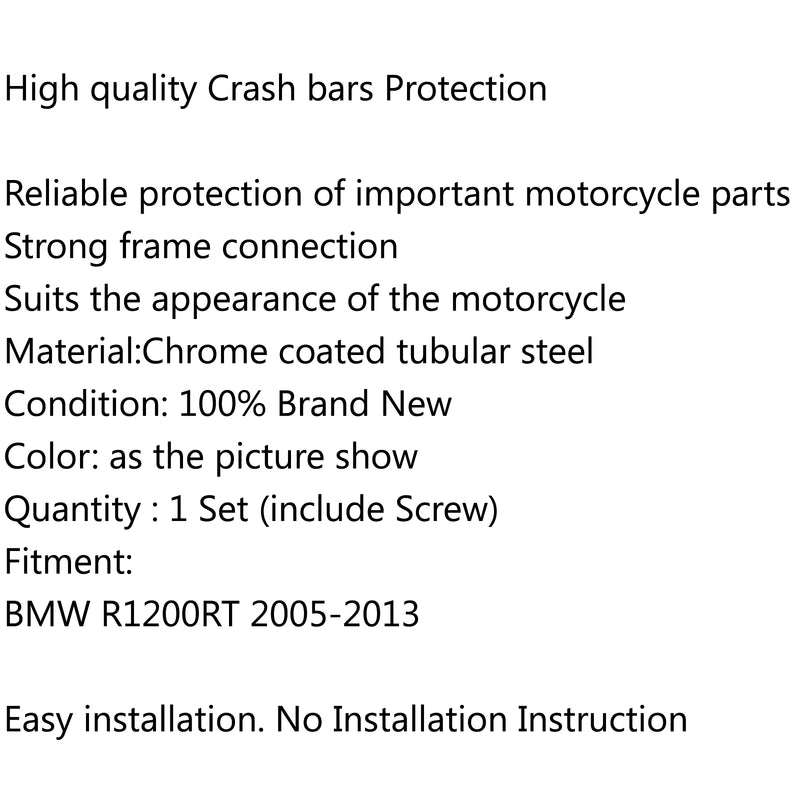 Crash bars Protection Fit For BMW R1200RT 2005-2013 2011 2012 Generic