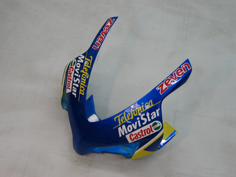 Fairings 2004-2005 Honda CBR 1000 RR Blue Checker Movistar  Generic