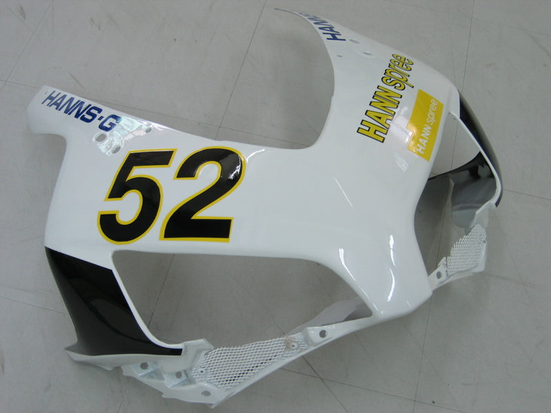 Fairings 2004-2005 Honda CBR 1000 RR White Black Hannspree Racing Generic