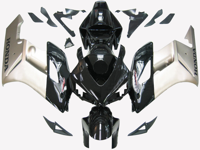 Fairings 2004-2005 Honda CBR 1000 RR Black Silver CBR  Generic