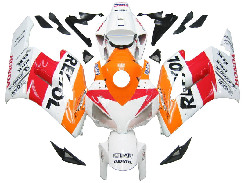 Fairings 2004-2005 Honda CBR 1000 RR White Orange Repsol  Generic