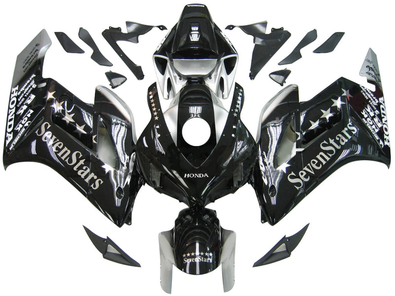 Fairings 2004-2005 Honda CBR 1000 RR Black SevenStars  Generic