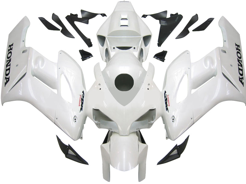 Fairings 2004-2005 Honda CBR 1000 RR White Metallic Siver CBR Racing Generic