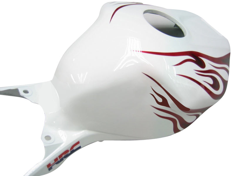 Fairings 2004-2005 Honda CBR 1000 RR White & Red Flame Shark Racing Generic