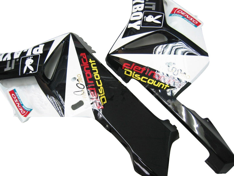 Fairings 2004-2005 Honda CBR 1000 RR Black White Playboy  Generic