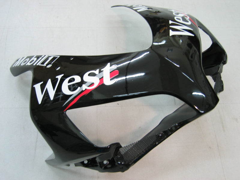 Fairings 2004-2005 Honda CBR 1000 RR Black West  Racing Generic