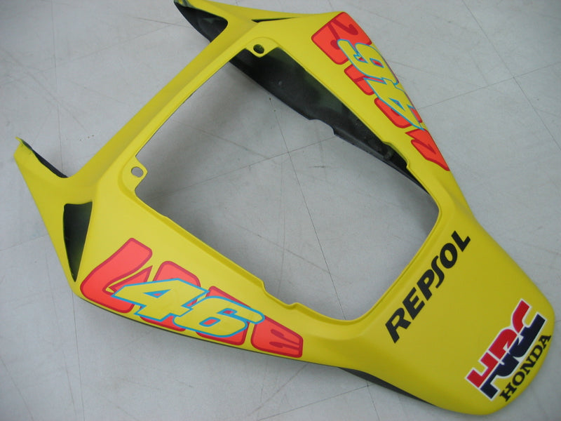 Fairings 2006-2007 Honda CBR 1000 RR Black Yellow Valentino Rossi  Racing Generic