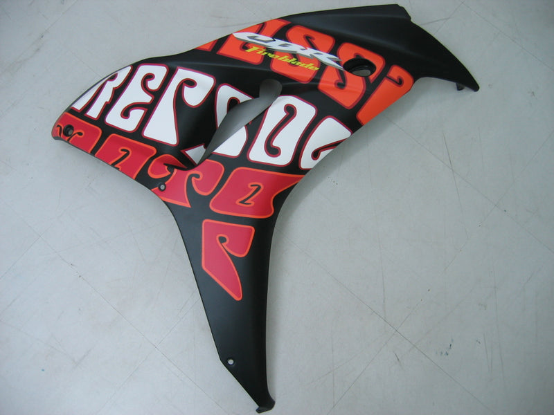 Fairings 2006-2007 Honda CBR 1000 RR Black Yellow Valentino Rossi  Racing Generic