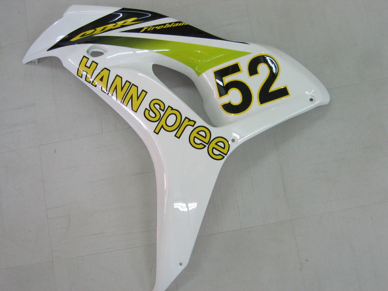 Fairings 2006-2007 Honda CBR 1000 RR White No.52 Hannspree  Generic