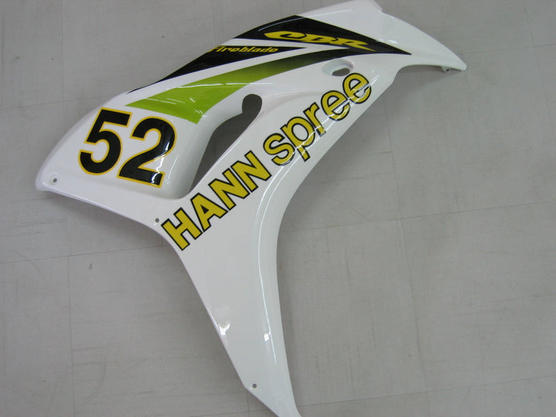 Fairings 2006-2007 Honda CBR 1000 RR White No.52 Hannspree  Generic