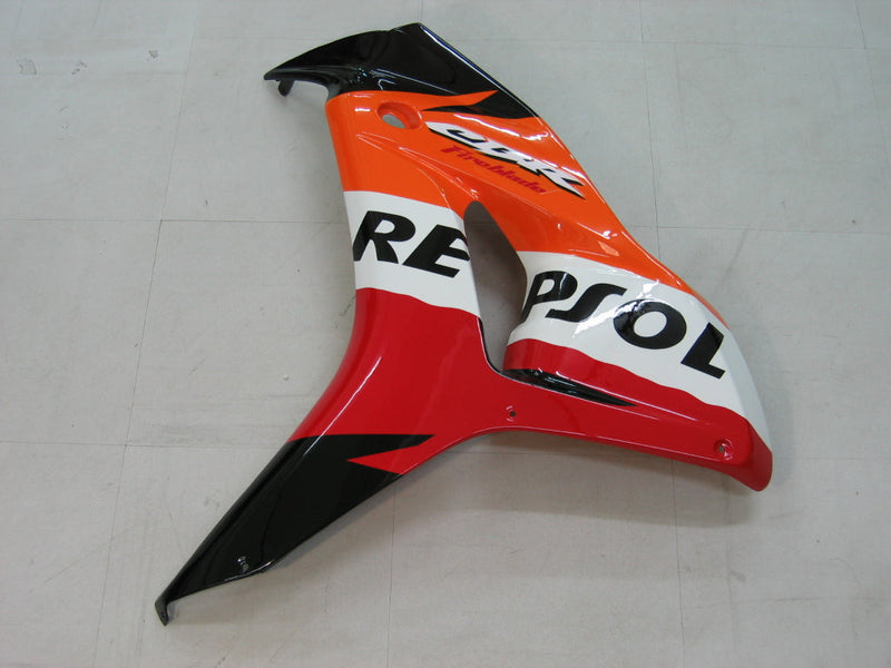 Fairings 2006-2007 Honda CBR 1000 RR Black Orange Repsol  Generic