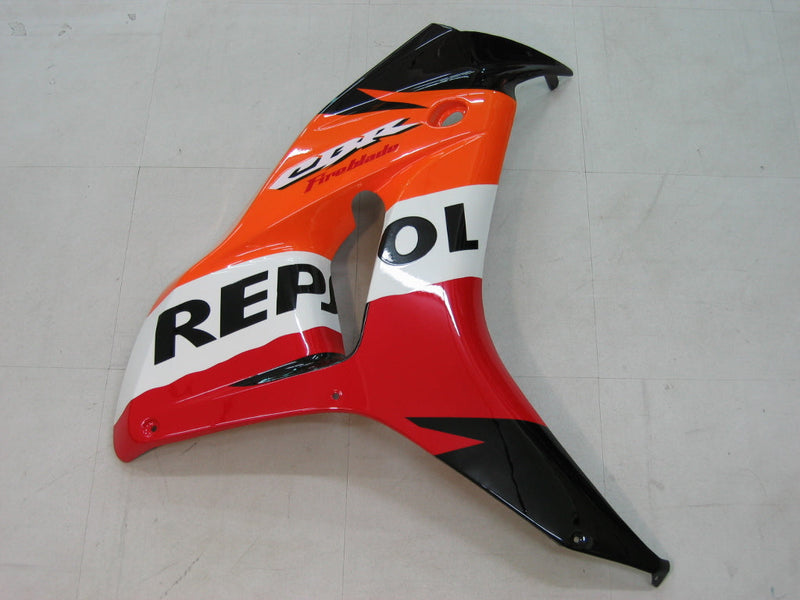 Fairings 2006-2007 Honda CBR 1000 RR Black Orange Repsol  Generic