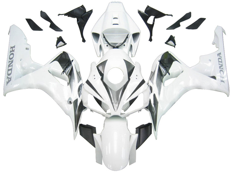 Fairings 2006-2007 Honda CBR 1000 RR White & Silver CBR  Generic