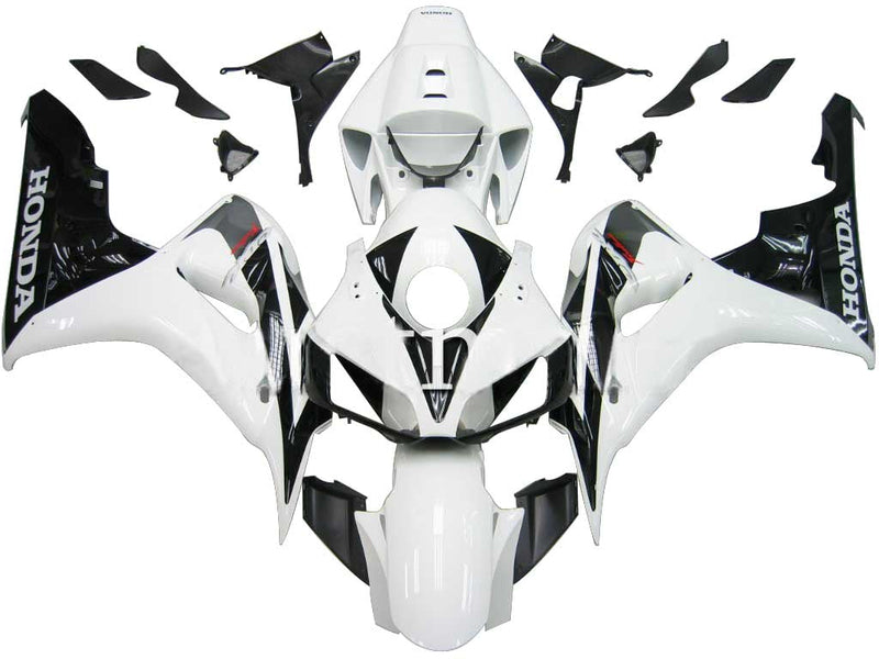 Fairing 2006-2007 Honda CBR 1000 RR White and Black CBR Racin Generic