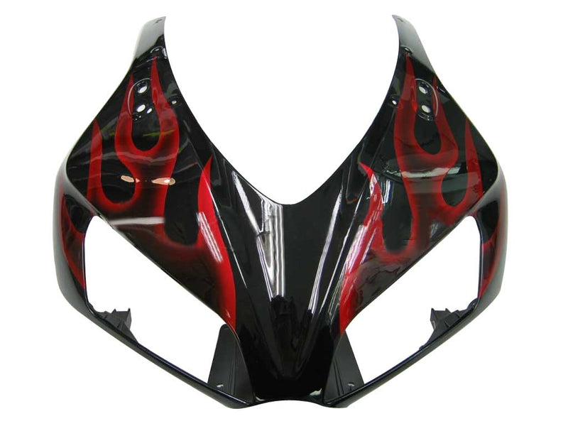 Fairings 2006-2007 Honda CBR 1000 RR Black & Red Flame  Generic