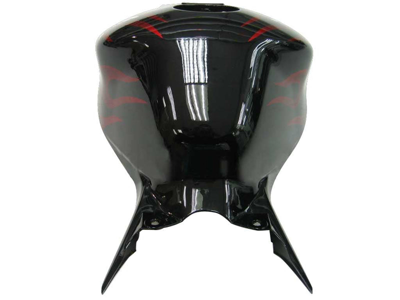 Fairings 2006-2007 Honda CBR 1000 RR Black & Red Flame  Generic