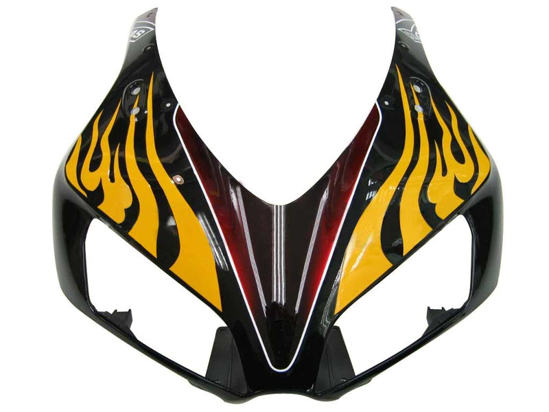 Fairings 2006-2007 Honda CBR 1000 RR Black & Red Flame Shark  Generic