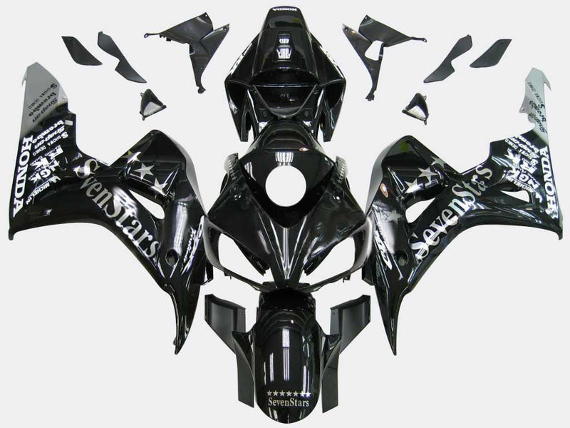 Fairings 2006-2007 Honda CBR 1000 RR Black SevenStars  Generic