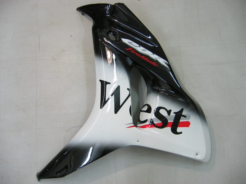 Fairings 2006-2007 Honda CBR 1000 RR Black West Racing Generic