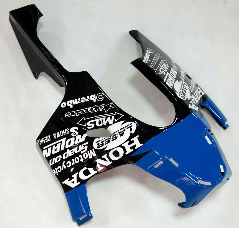 Fairings 2008-2011 Honda CBR 1000 RR White & Blue Black Flame  Generic